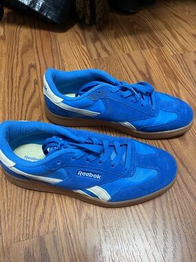 Reebok Blue Suede Sneakers